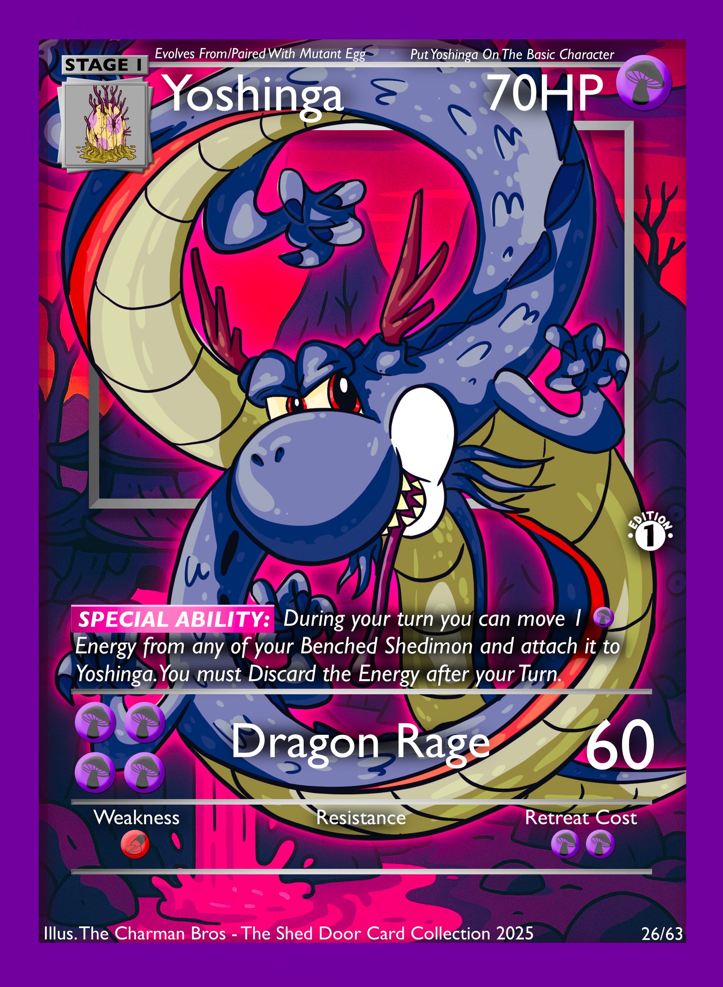 Mutant Mash Shiny cards