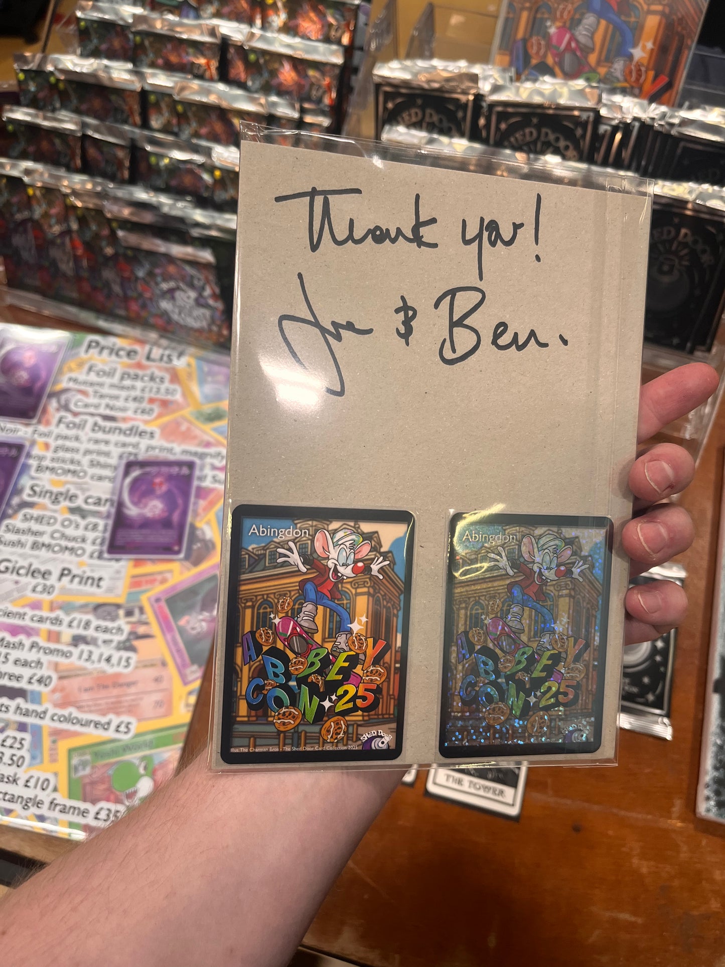 Abbey-Con Cards