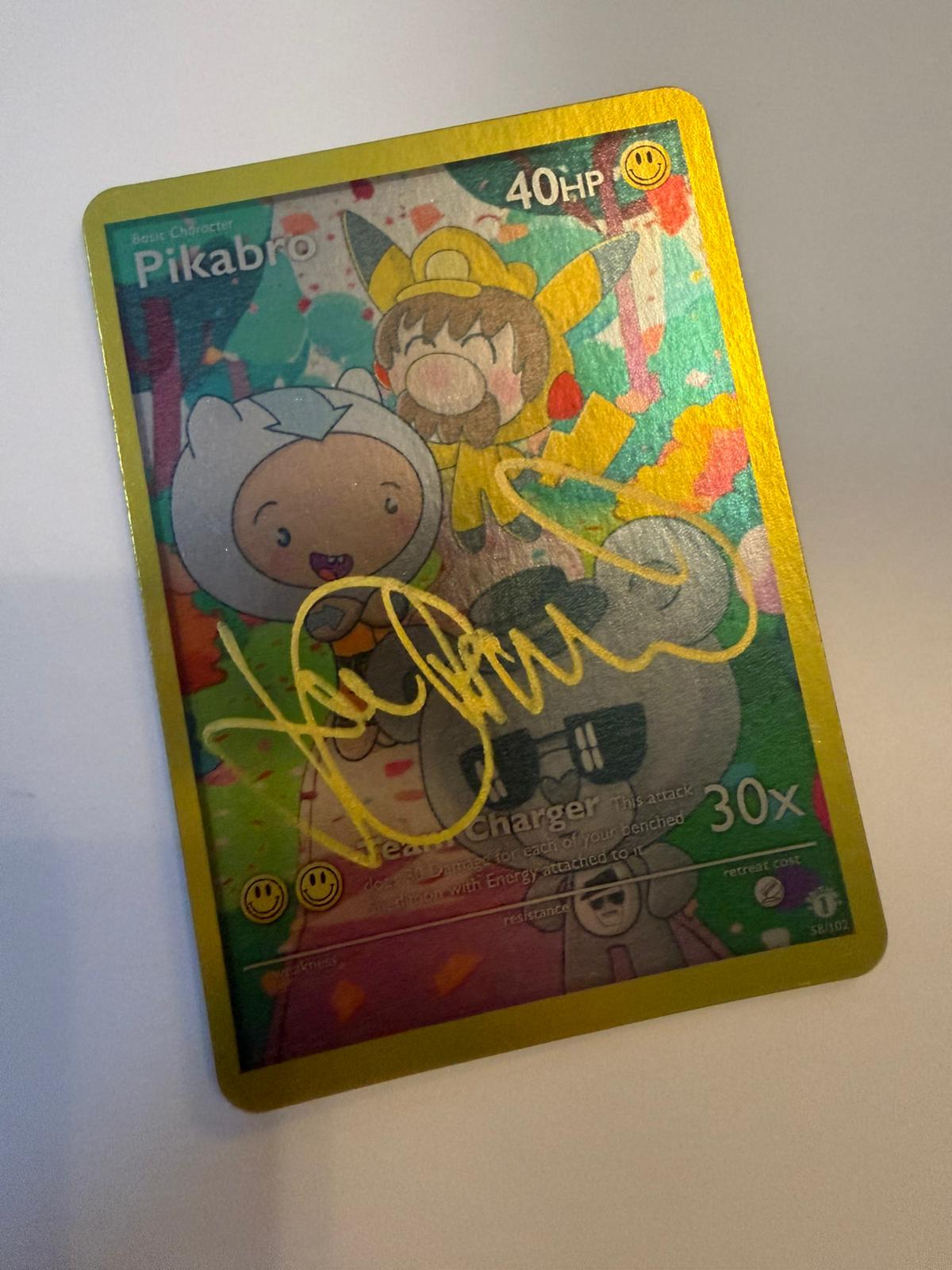 Celebrations signed shiny cards