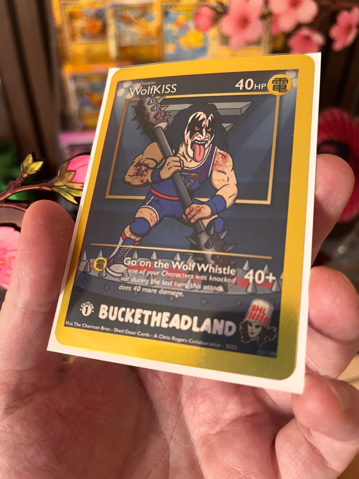 WOLF KISS BHL holo card