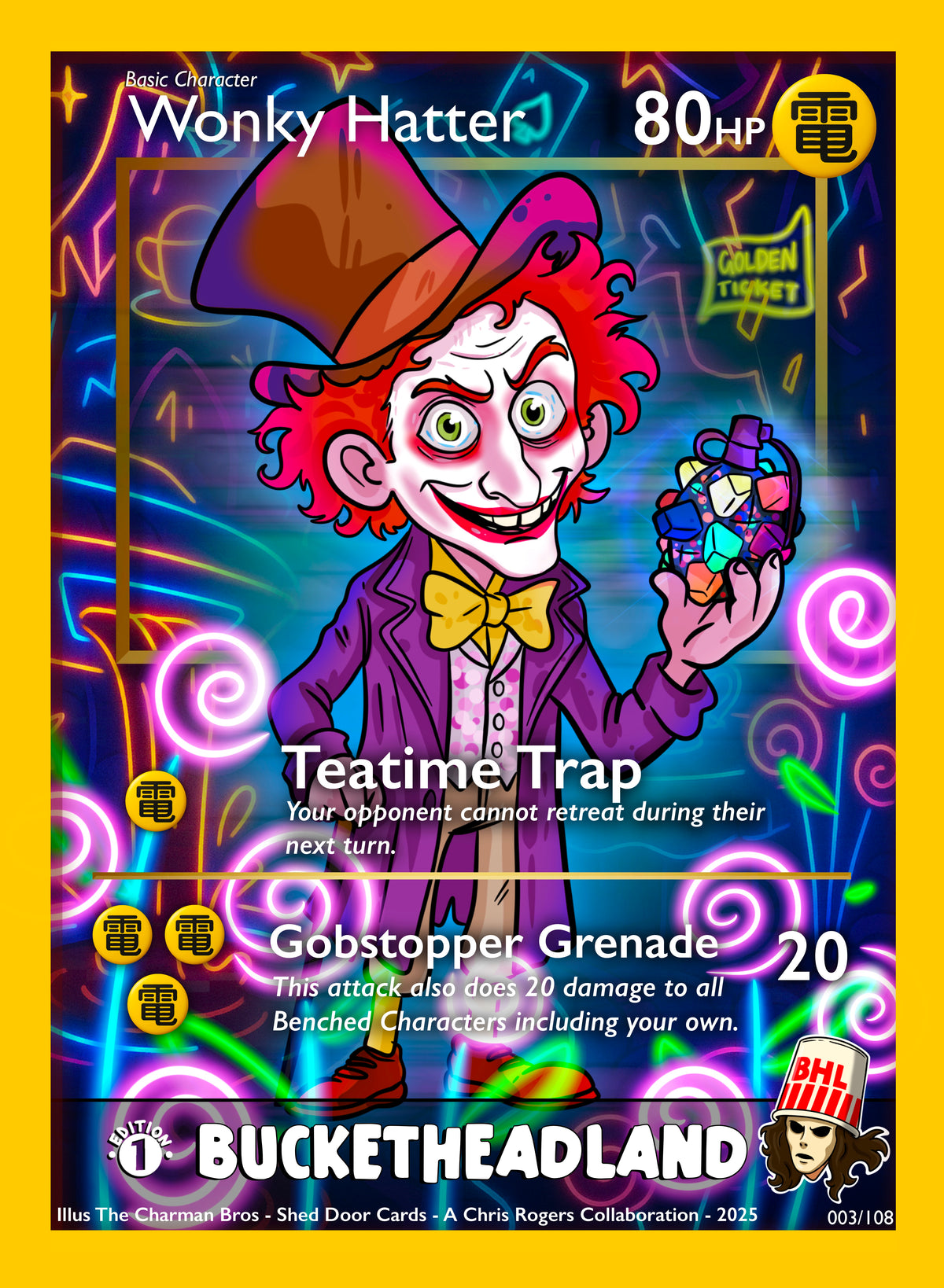 Bucketheadland 1 Holo singles