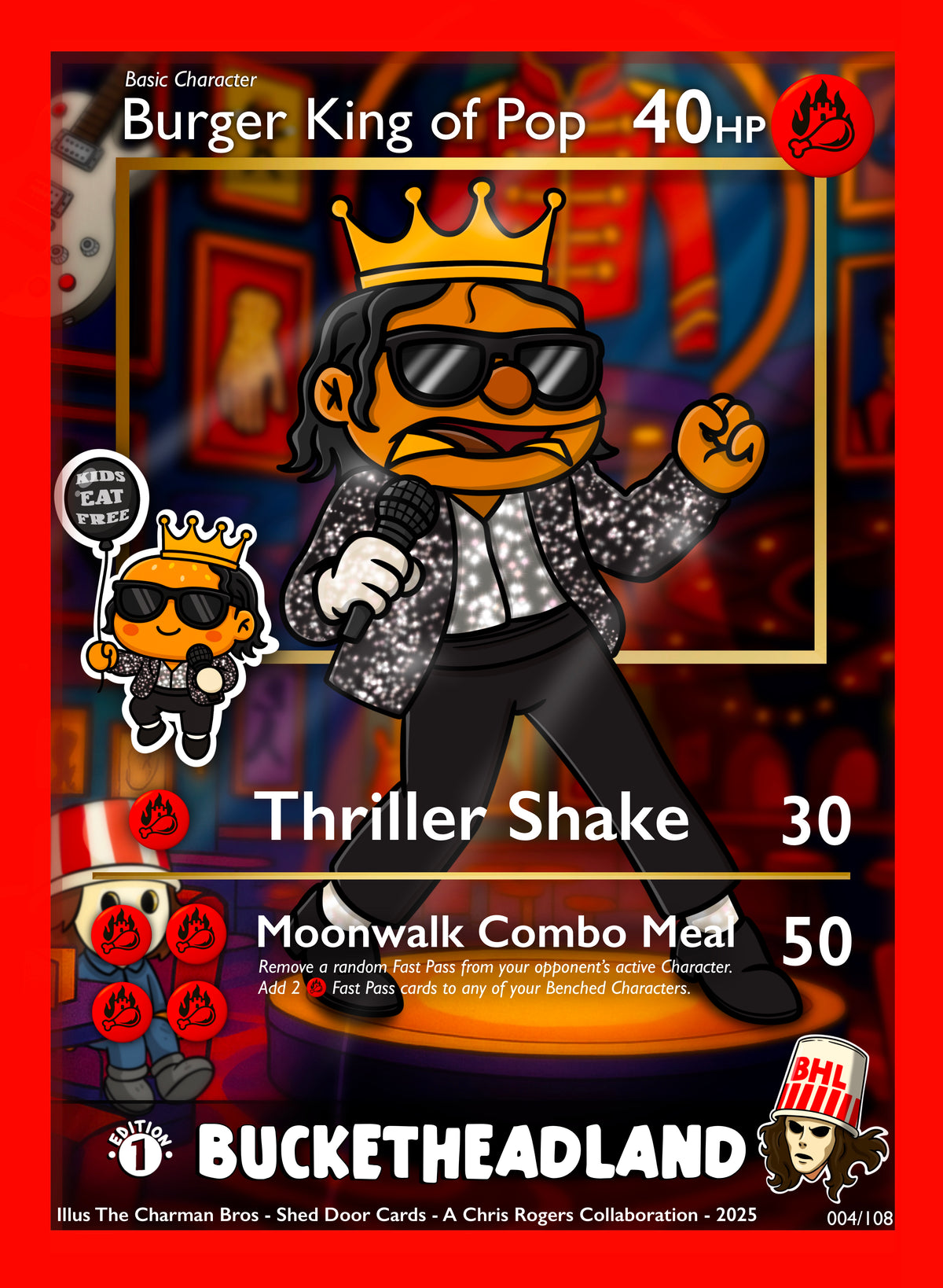 Bucketheadland 1 Holo singles