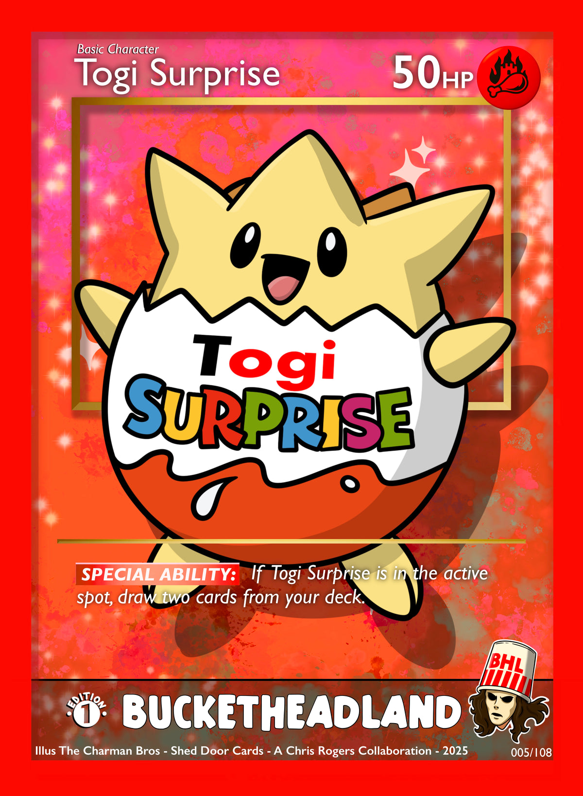 Bucketheadland 1 Holo singles