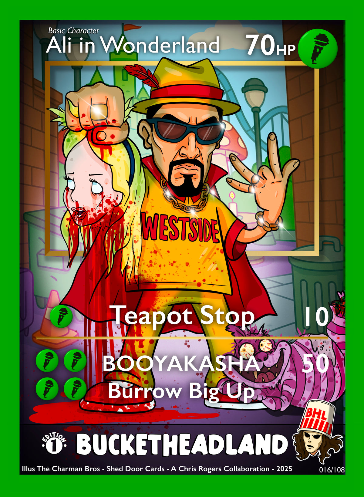 Bucketheadland 1 Holo singles
