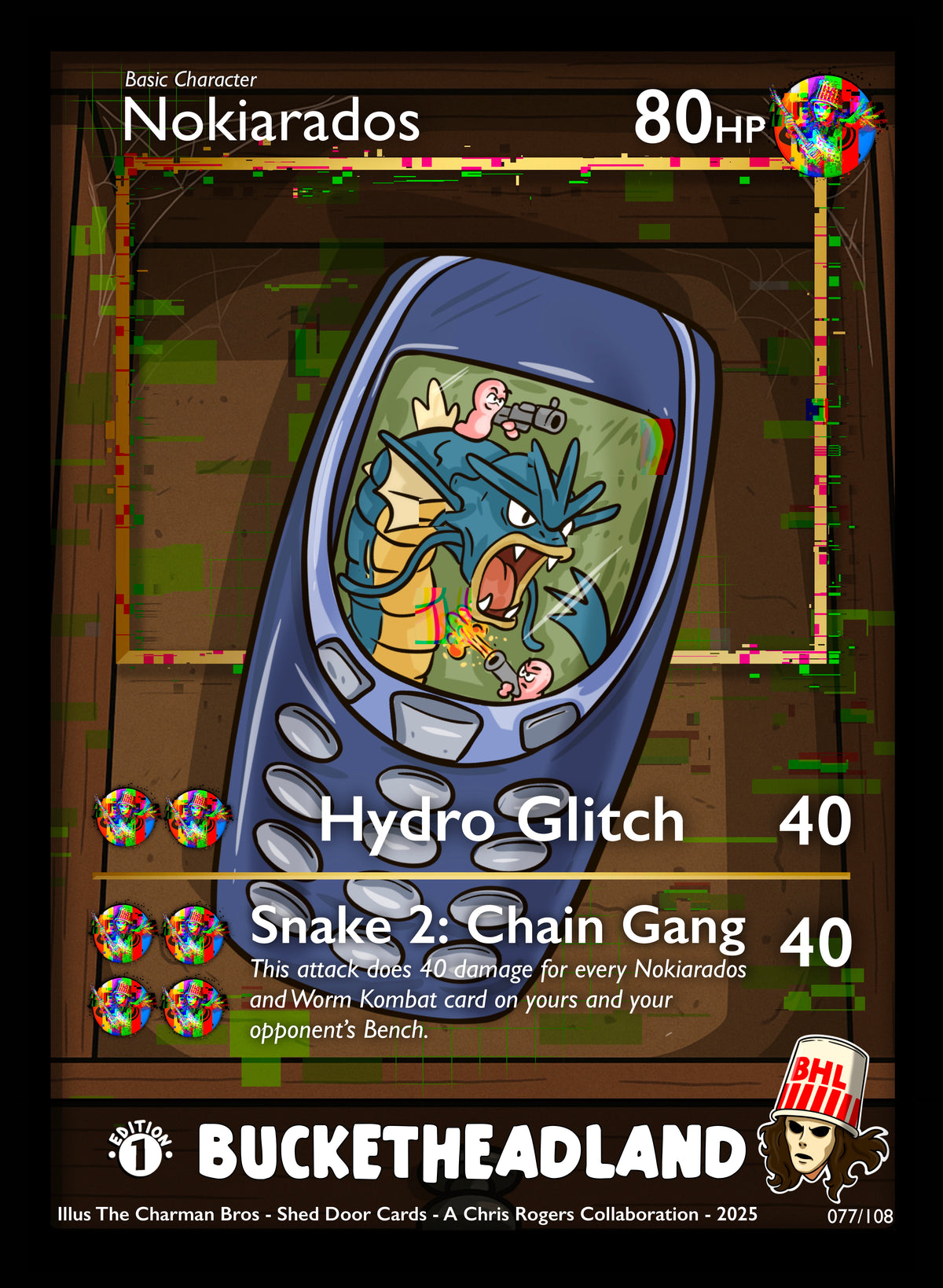 Bucketheadland 1 Holo singles