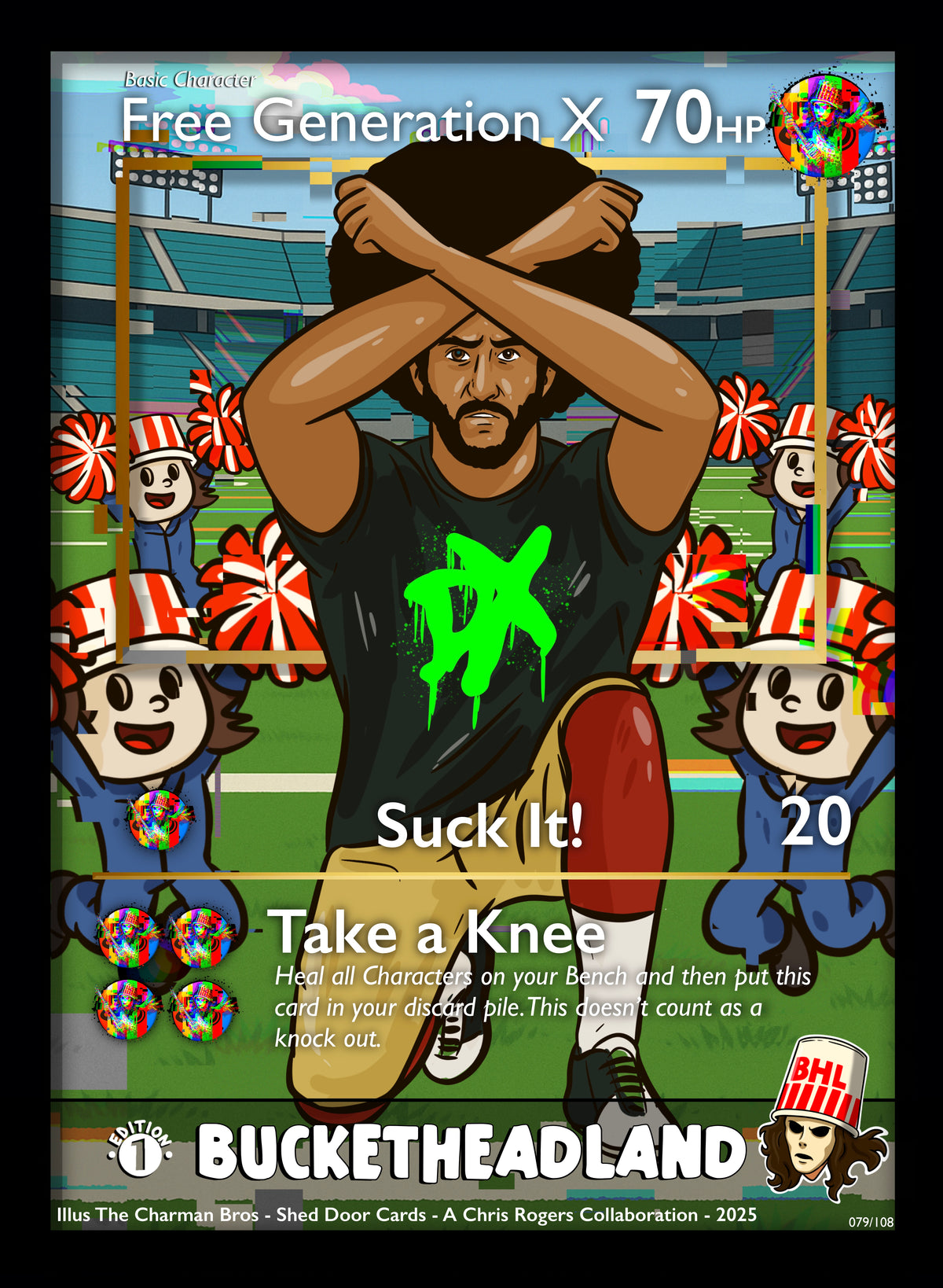 Bucketheadland 1 Holo singles