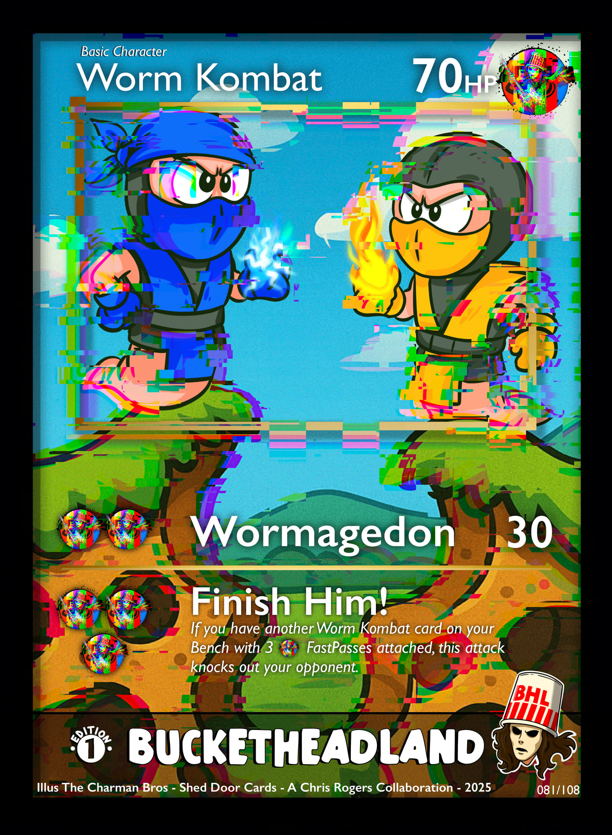 Bucketheadland 1 Holo singles