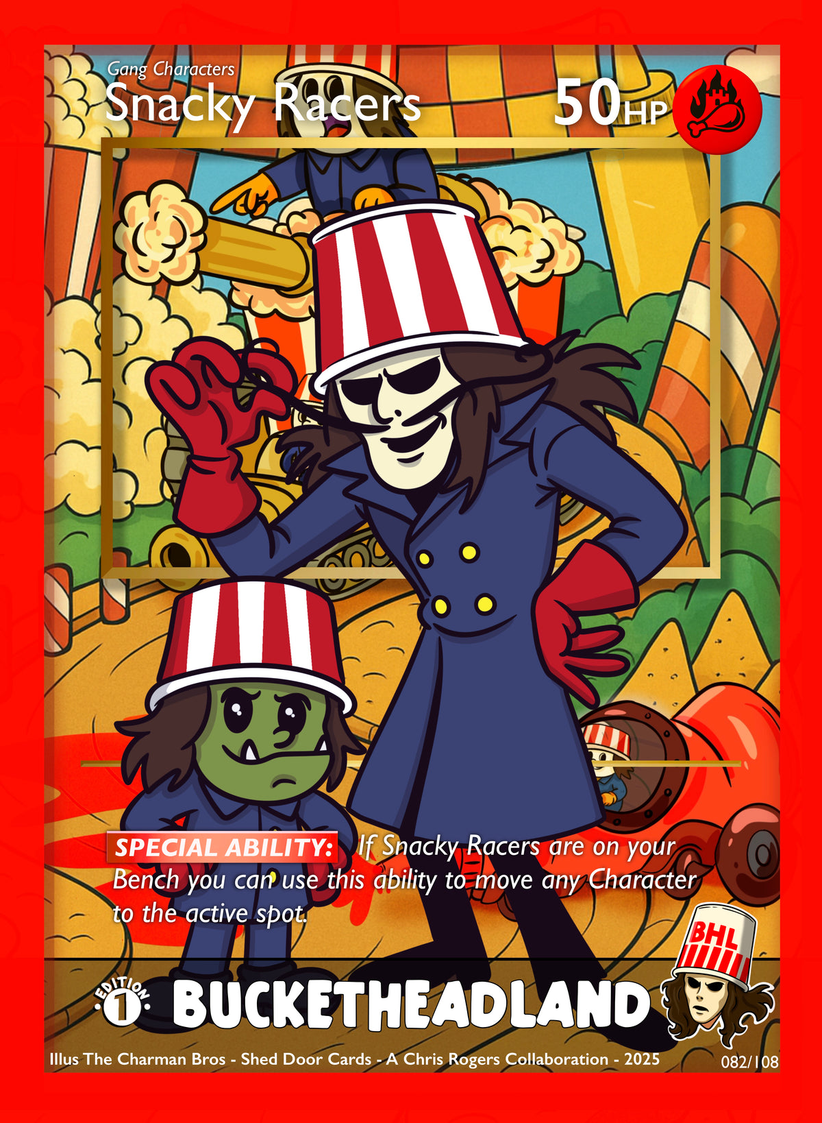 Bucketheadland 1 Holo singles