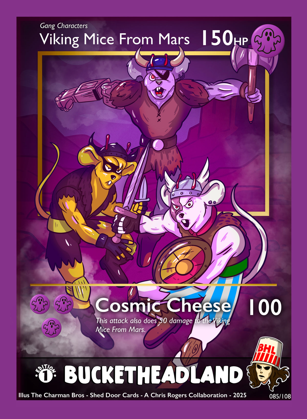 Bucketheadland 1 Holo singles