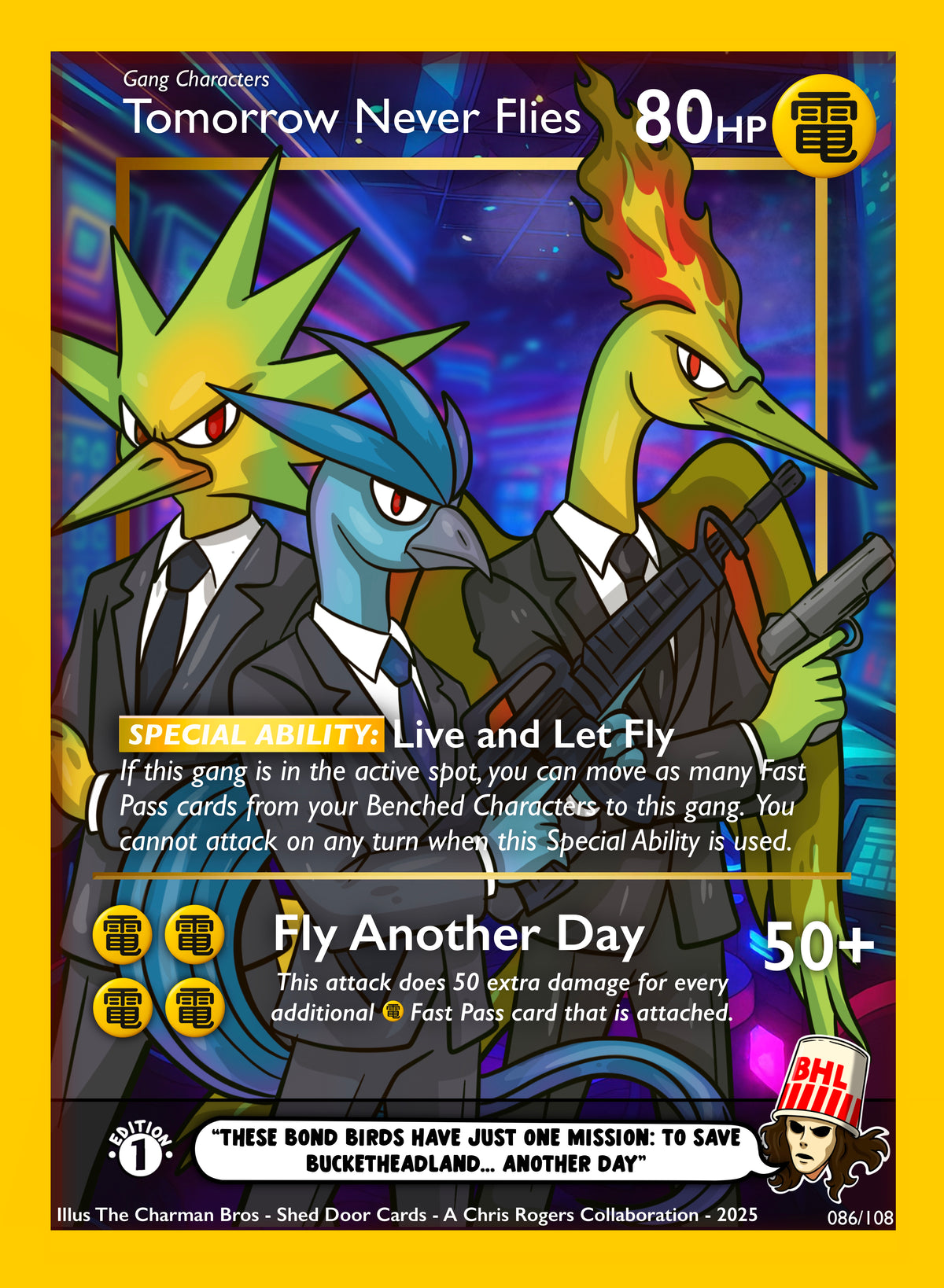 Bucketheadland 1 Holo singles