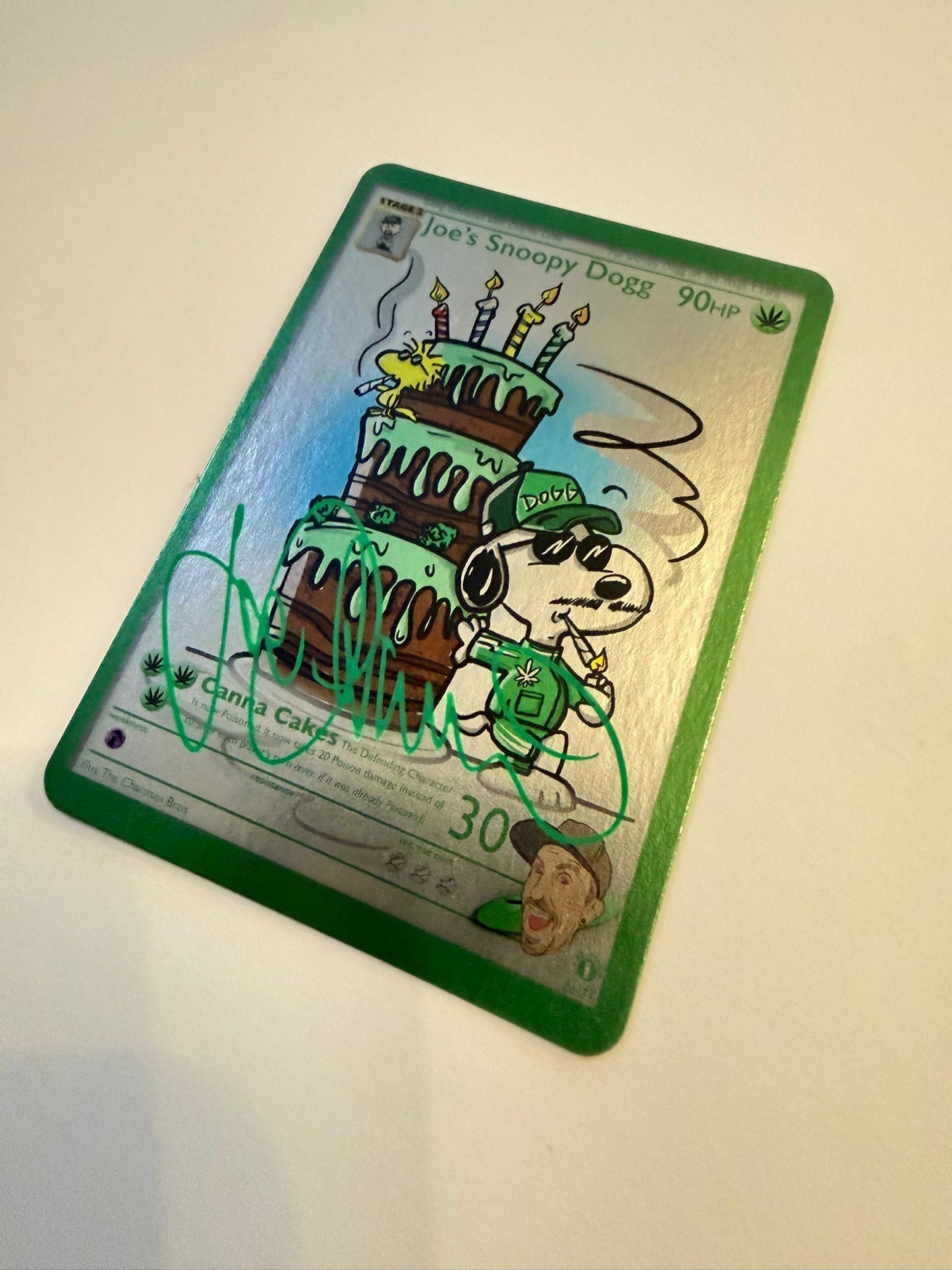 Celebrations signed shiny cards