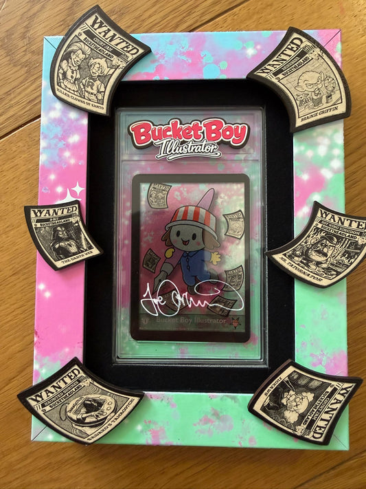 Bucket Boy illustrator framed promo *signed*