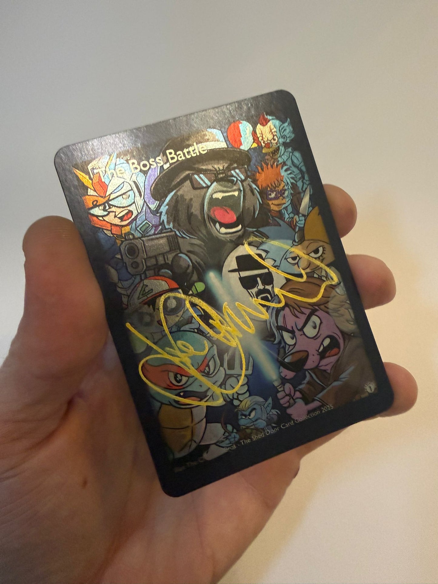 Celebrations signed shiny cards