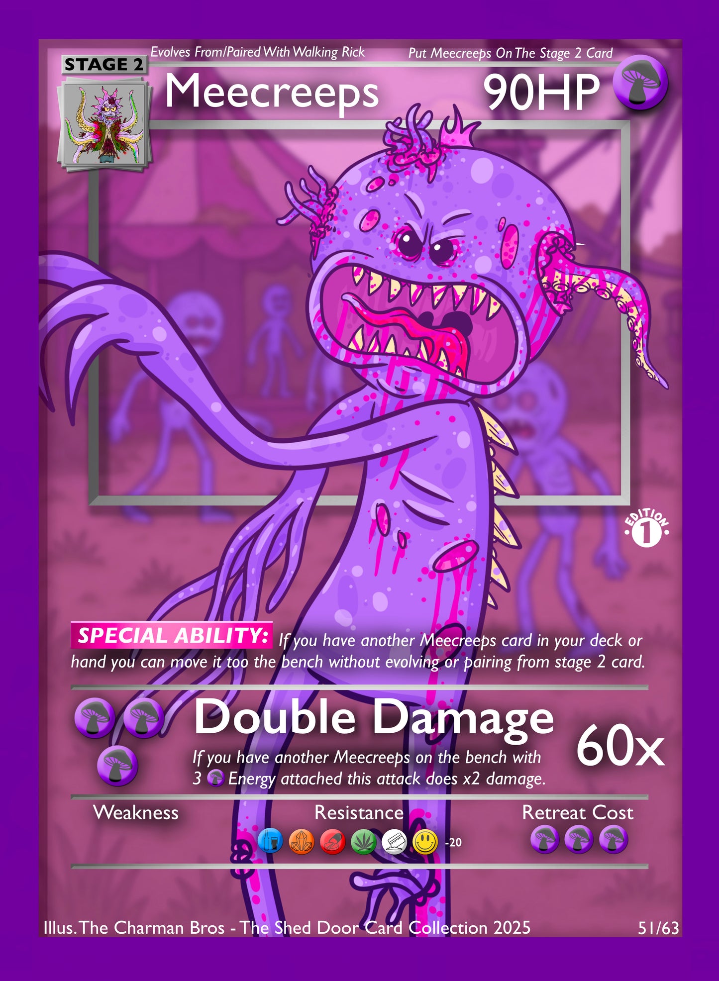 Mutant Mash Shiny cards