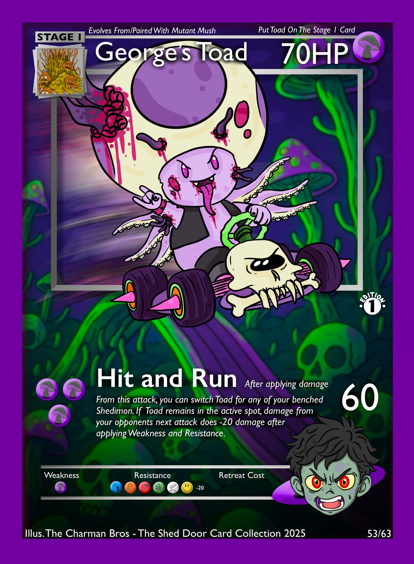 Mutant Mash Shiny cards