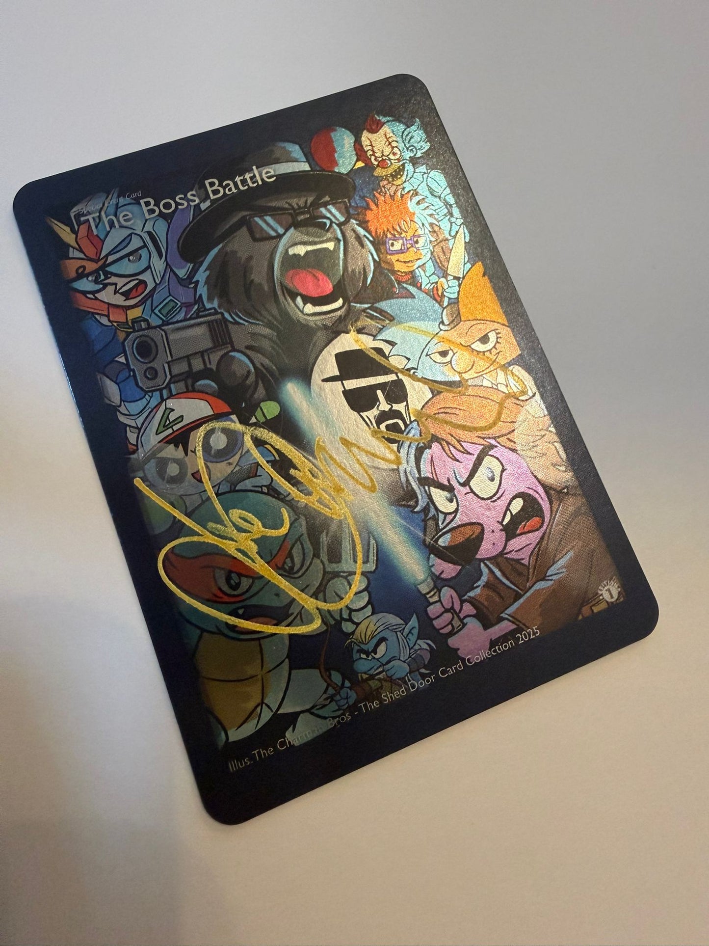 Celebrations signed shiny cards