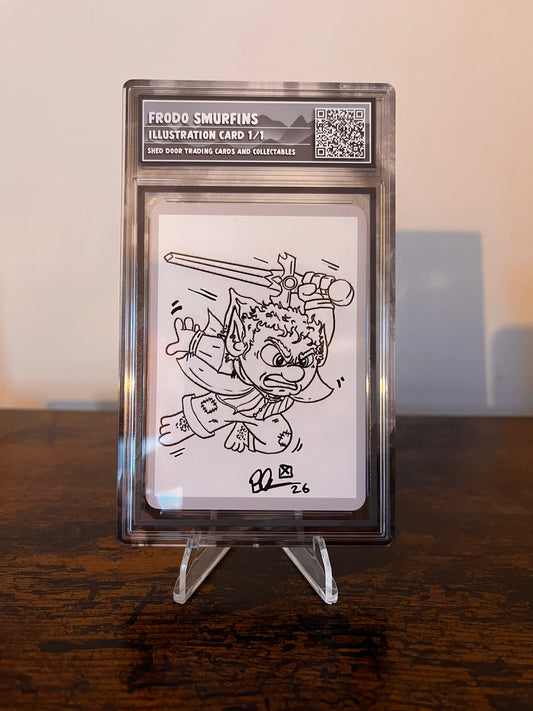 Frodo Smurfins Illustration card