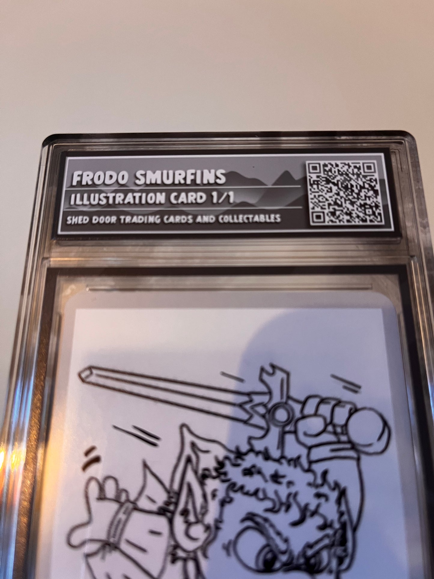 Frodo Smurfins Illustration card