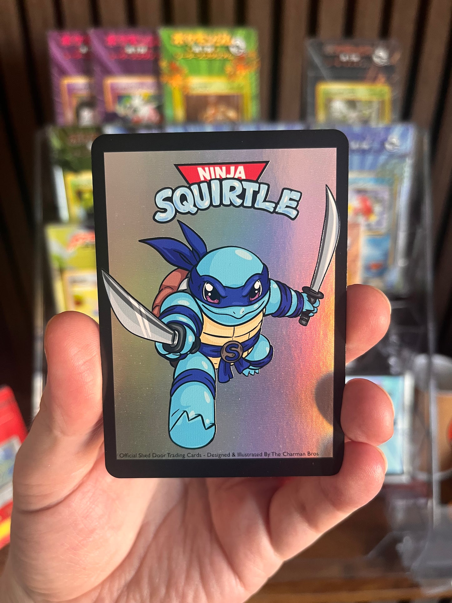 Ninja Squirtle reverse holo