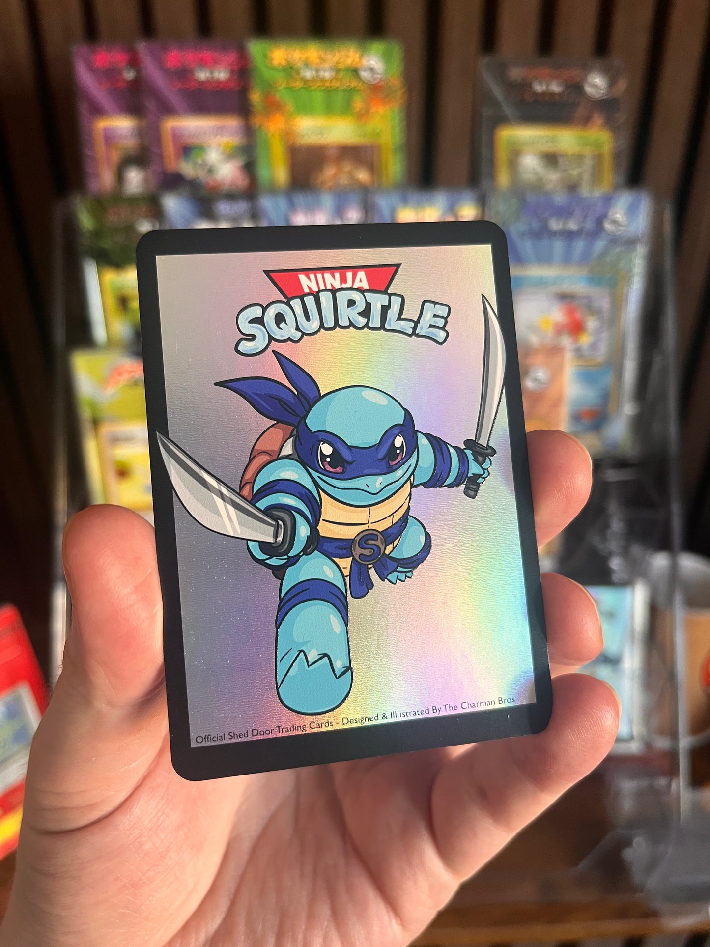 Ninja Squirtle reverse holo