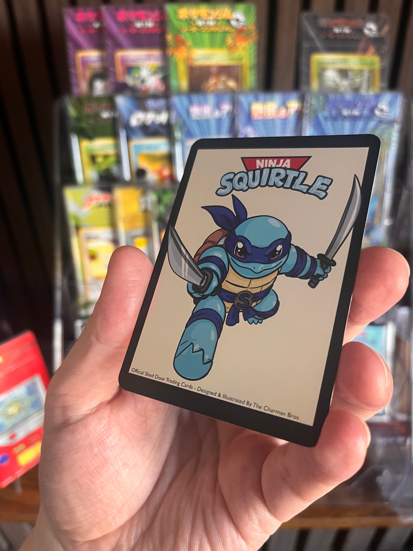 Ninja Squirtle reverse holo