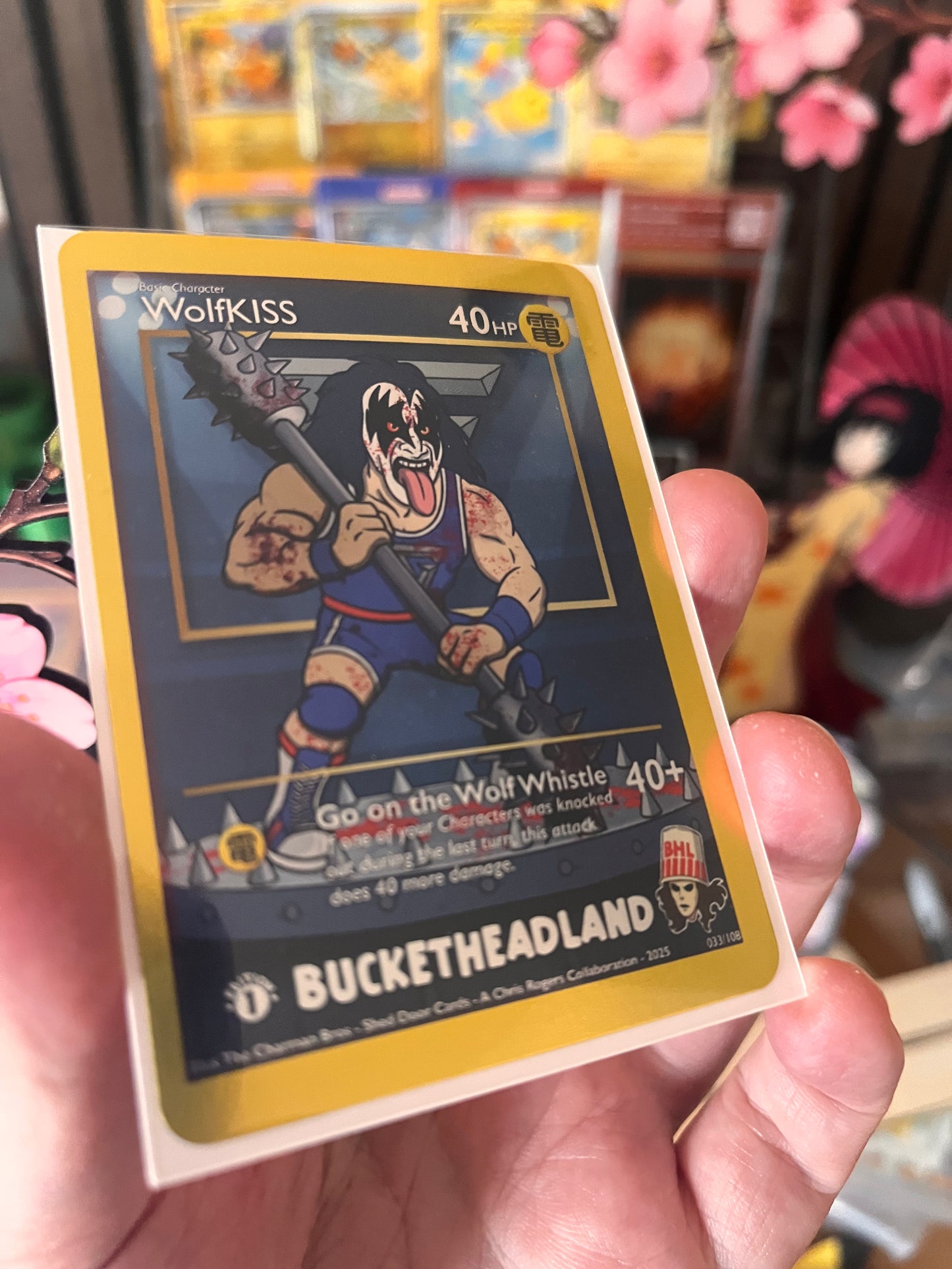 WOLF KISS BHL holo card