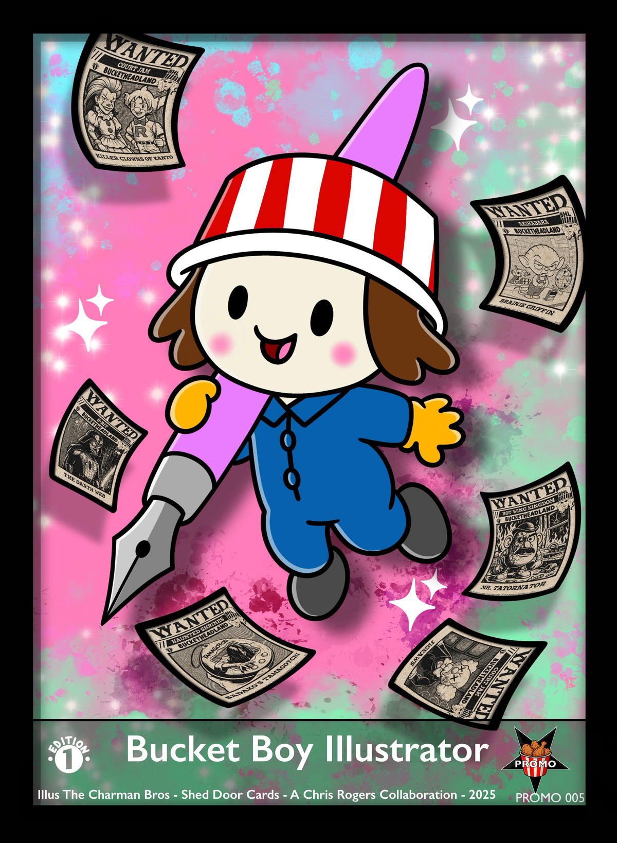 Bucketheadland 1 Holo singles