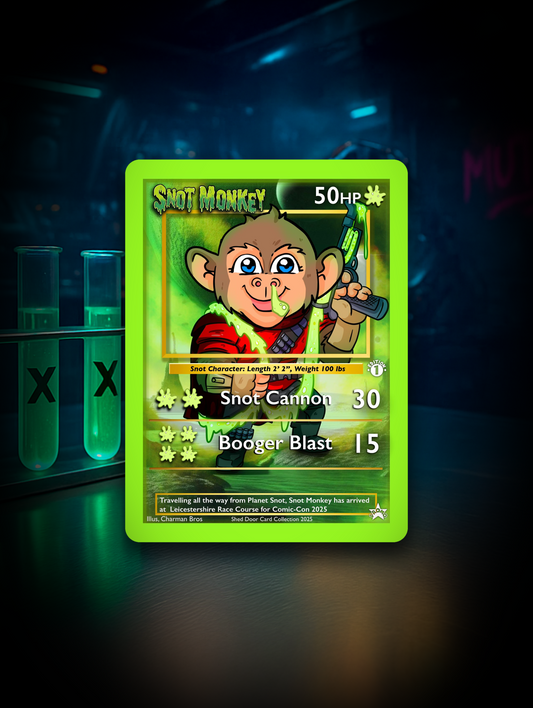 Snot Monkey Leicester Comic-con card